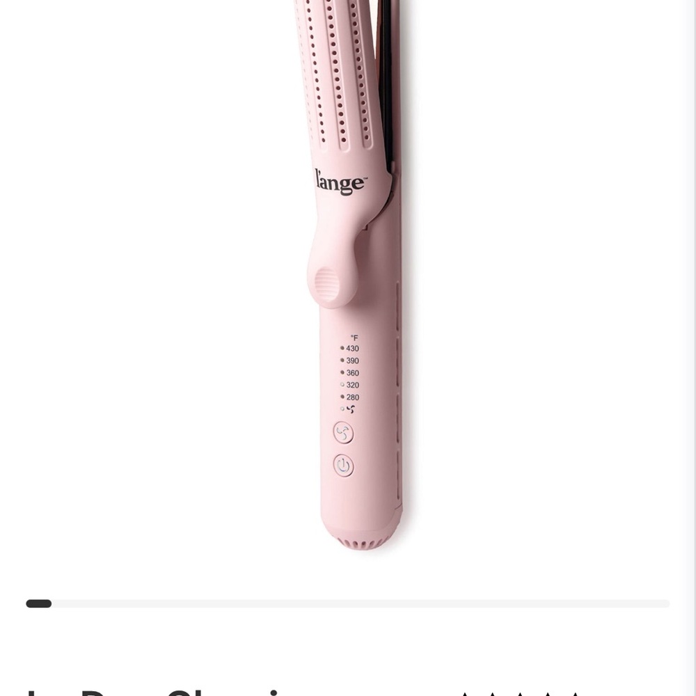 Lange Pink Hair Straightener